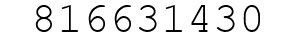 Number 816631430.