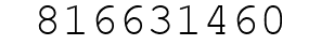 Number 816631460.