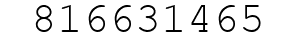 Number 816631465.
