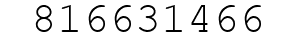 Number 816631466.