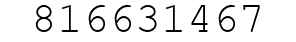 Number 816631467.