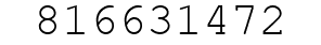 Number 816631472.