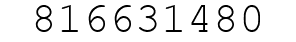 Number 816631480.