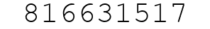 Number 816631517.