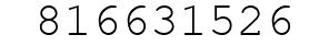 Number 816631526.