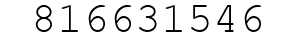 Number 816631546.