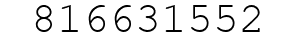 Number 816631552.