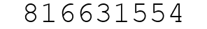 Number 816631554.
