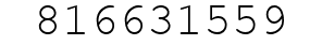Number 816631559.