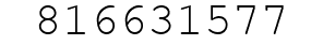 Number 816631577.