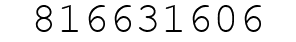 Number 816631606.