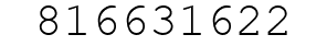 Number 816631622.