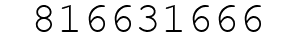 Number 816631666.