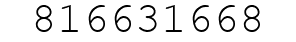 Number 816631668.
