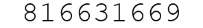 Number 816631669.