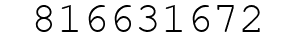 Number 816631672.