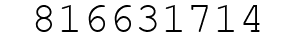 Number 816631714.