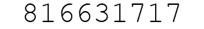 Number 816631717.