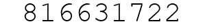 Number 816631722.