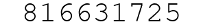 Number 816631725.