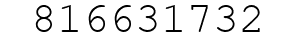 Number 816631732.