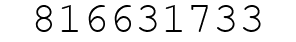 Number 816631733.