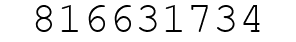 Number 816631734.