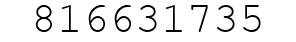 Number 816631735.