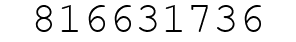 Number 816631736.