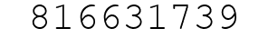 Number 816631739.