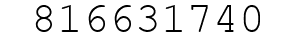 Number 816631740.