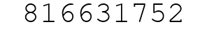 Number 816631752.