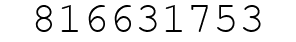 Number 816631753.