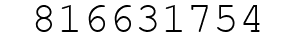 Number 816631754.