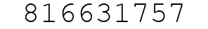 Number 816631757.