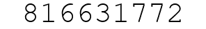 Number 816631772.