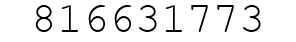 Number 816631773.