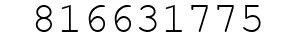 Number 816631775.