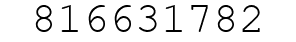 Number 816631782.