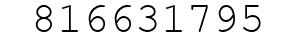 Number 816631795.