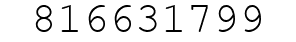 Number 816631799.