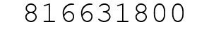 Number 816631800.
