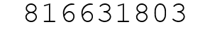 Number 816631803.