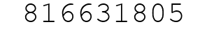 Number 816631805.