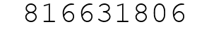 Number 816631806.