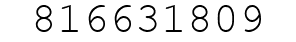 Number 816631809.