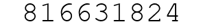 Number 816631824.