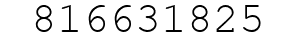 Number 816631825.