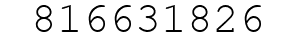Number 816631826.