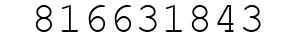 Number 816631843.